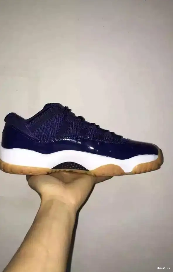 Authentic Gum Navy 11 Air Low Jordan 0522